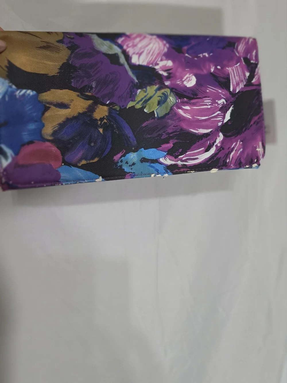 Floral Purple Multi Women's Clutch Phone Case
